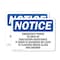 Signmission Emergency Phone To Area Of Evacuation Assistance, 14 in W x Rectangle, Plastic OS-2PACK-NS-P-1014-L-11874 - alternate 1